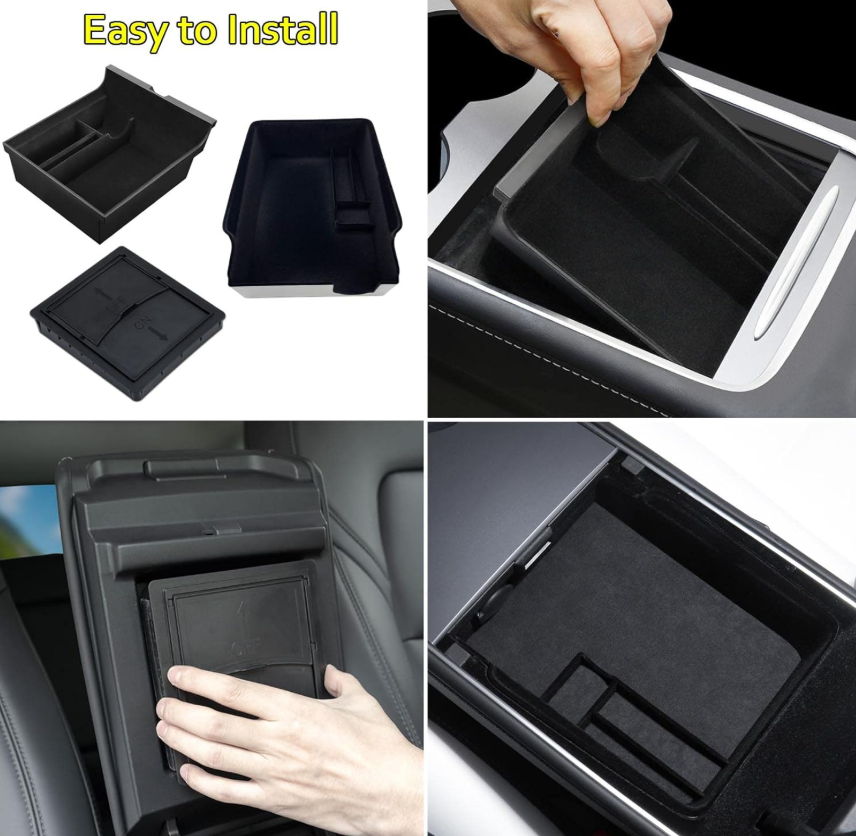 Armrest 3PCS hidden storage